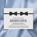 Search for bow tie wedding invitations Mr and mr