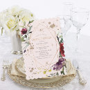 Search for rustic quinceanera invitations Burgundy