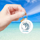 Search for mermaid dolphin key rings Watercolor
