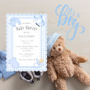 Search for white baby boy shower invitations Elephant