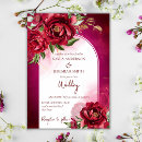 Search for modern flower wedding invitations Arch