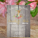 Search for deer antler wedding invitations Watercolor