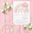 Search for girl its a baby boy shower invitations Pink