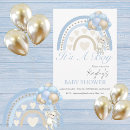 Search for rainbow baby boy shower invitations Watercolor
