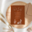 Search for desert baby shower invitations Minimalist