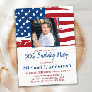 Search for american flag birthday invitations Stars and stripes