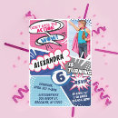 Search for girls superhero birthday invitations Action