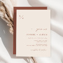 Search for rust orange wedding invitations Tropical bohemian seaside chic