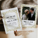 Search for 1920s save the dates Old hollywood