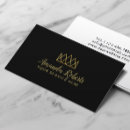 Search for black gold crown business cards Modern