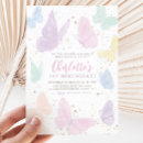 Search for pretty 1st birthday invitations Our little butterfly
