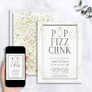 Search for pop fizz clink invitations Typography