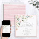 Search for virtual bridal shower invitations Watercolor