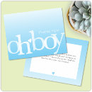 Search for blue hearts postcards Boy baby shower