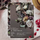 Search for bold floral wedding invitations Sophisticated