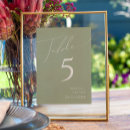 Search for pastel numbers table table cards For her