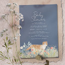 Search for dark blue baby shower invitations Cute