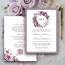 Search for dusty purple wedding invitations All in one