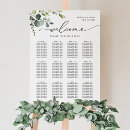 Search for rustic wedding seating charts Eucalyptus leaves