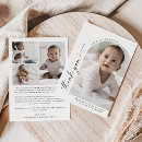 Search for boho birth announcement cards Black and white