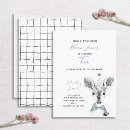 Search for baby boy second birthday invitations Watercolor