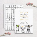 Search for white 1st birthday invitations Black and white