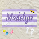 Search for purple beach towels Script