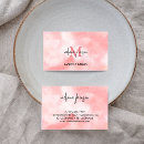 Search for pink marble business cards Elegant modern script calligraphy