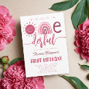 Search for isnt she onederful birthday invitations Rainbow