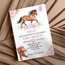 Search for equestrian party invitations Watercolor