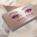 Search for eyelash business cards Makeup artist