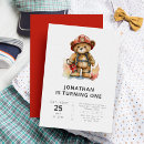 Search for firefighter birthday invitations Boy