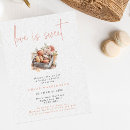 Search for love is sweet bridal shower invitations Vintage