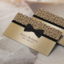 Search for bow business cards Gold