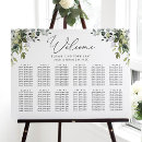 Search for eucalyptus wedding seating charts Rustic watercolor foliage