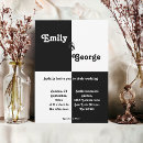 Search for chess party invitations Black and white