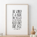 Search for book page art posters Motivational quote