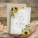 Search for fall sunflower wedding invitations Lace