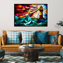 Search for night lighthouse posters Waves