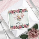 Search for bear napkins Girl baby shower