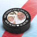 Search for fathers day hockey pucks Papa