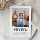Search for 7th photo birthday invitations For kids