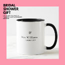 Search for bride groom names mugs Minimalist