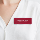 Search for red name tags Modern