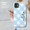 Search for blue gingham iphone cases Simple