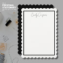 Search for scalloped note cards Simple