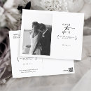 Search for black and white save the dates postcards Contemporary