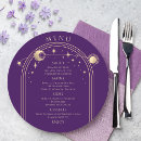 Search for purple and gold menus Mystical