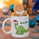 Search for christmas dinosaur mugs Cute