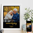 Search for fiftieth posters Black and gold